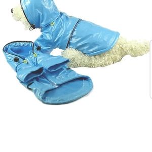 NWT PET-LIFE Baby Blue Rain Coat